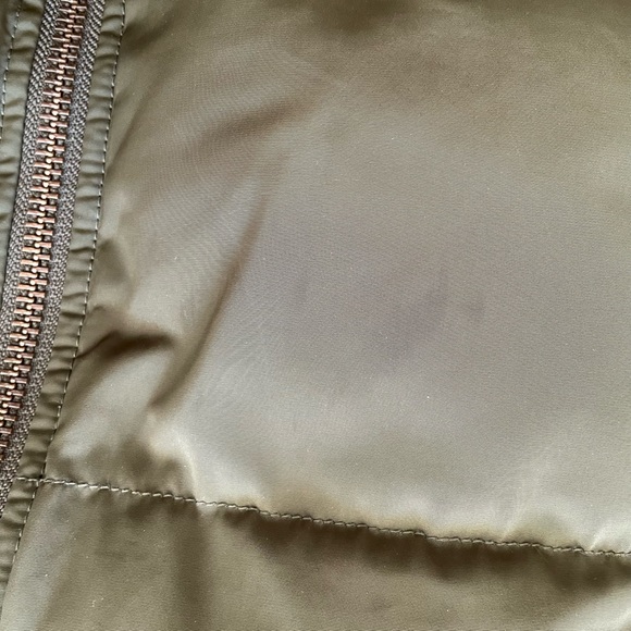 Madewell down puffer parka olive green - Picture 7 of 7